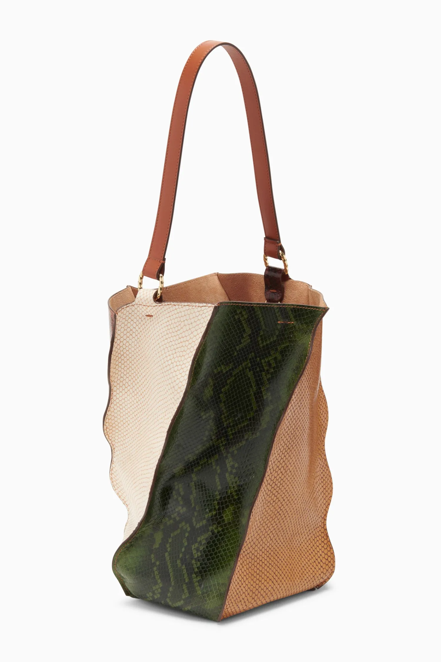adria_pleated_wave_bucket_4.webp Adria Pleated Wave Bucket<Ulla Johnson Cheap