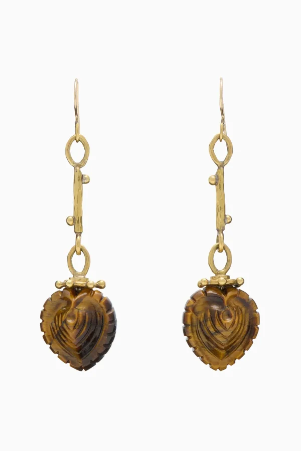 Carved Heart Earrings<Ulla Johnson Cheap
