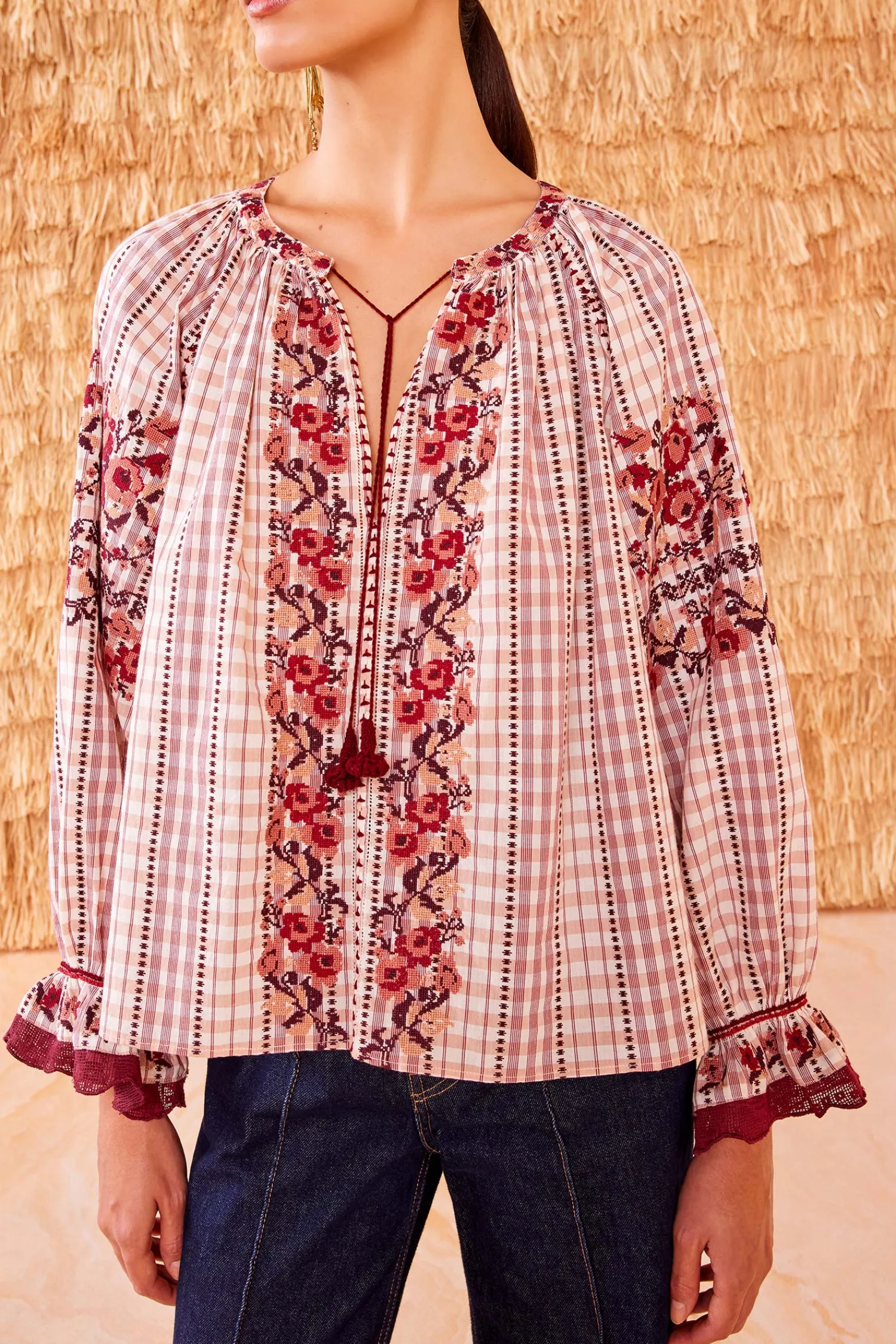 emi_blouse_1.webp Emi Blouse<Ulla Johnson Online