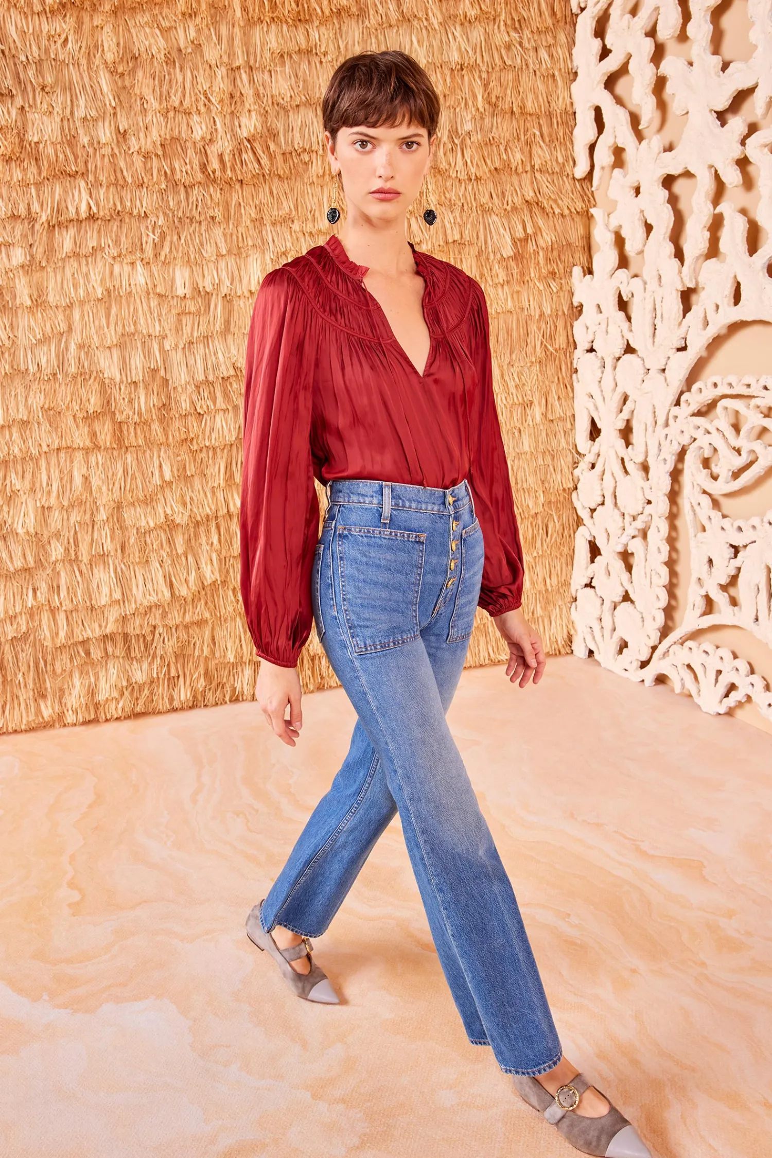 mia_blouse_0.webp Mia Blouse<Ulla Johnson Clearance