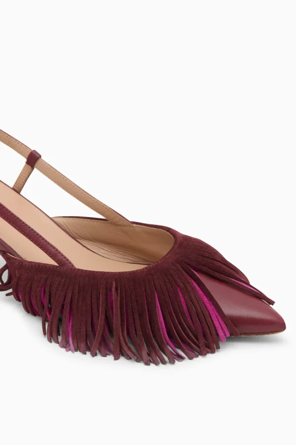 Shira Fringe Slingback<Ulla Johnson New