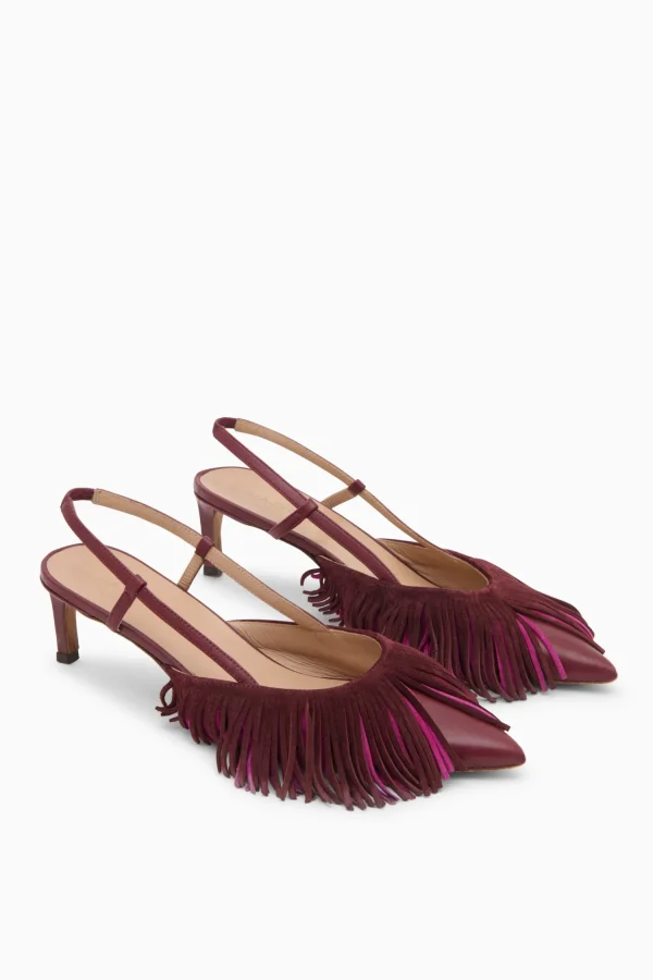 Shira Fringe Slingback<Ulla Johnson New